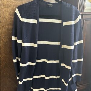 Talbots Navy Knit Cardigan